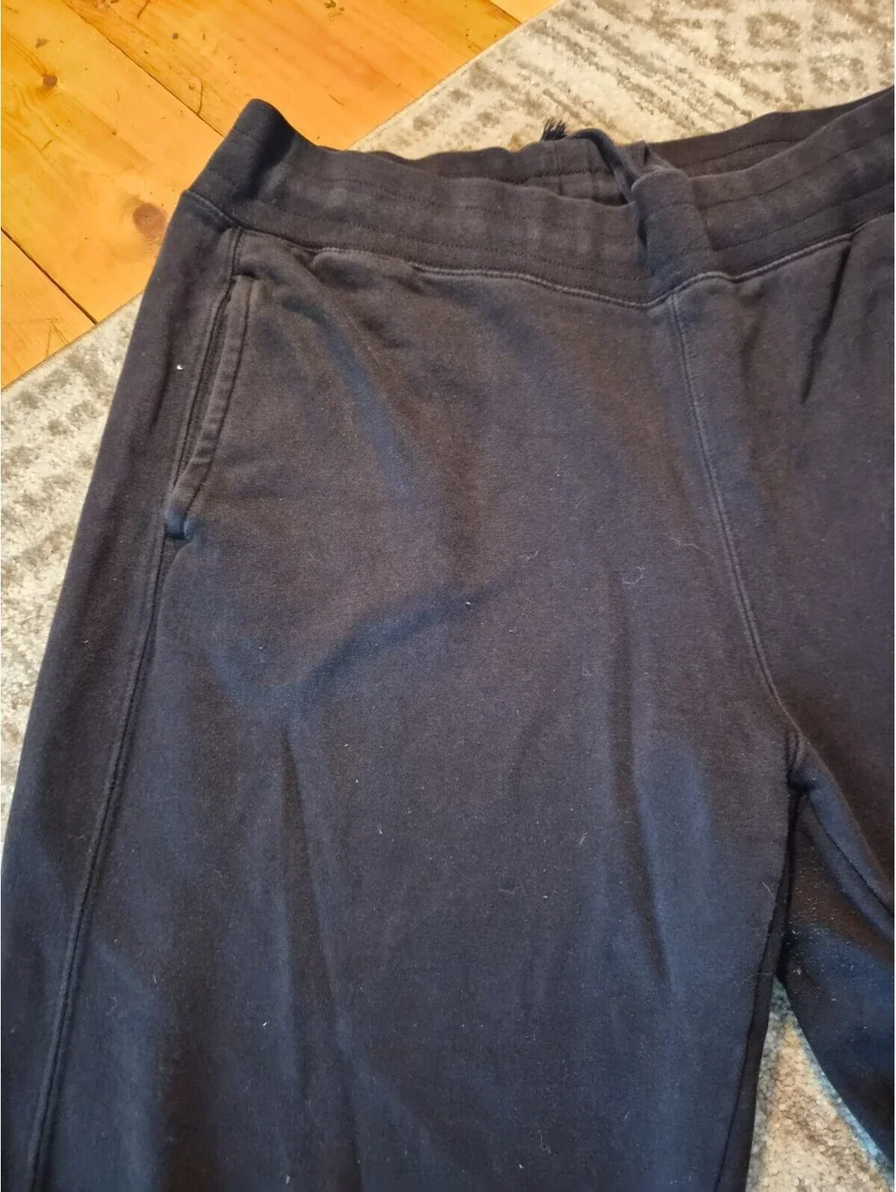 Champion Sweatpants Mens XLarge Black Authentic Athleticwear Fleece Lined